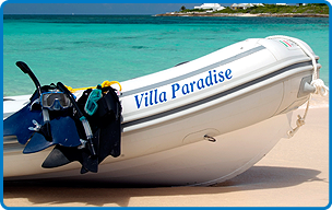 villa paradise speedboat